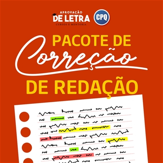 PACOTE DE CORREÇÃO DE REDAÇÃO 2026/2 - SEMESTRAL PARTICULARES