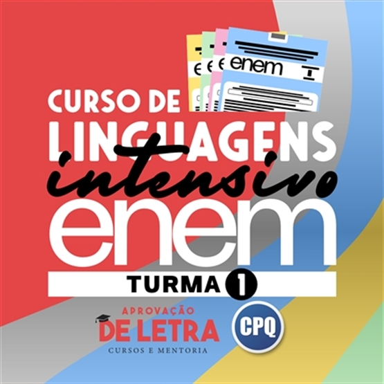 LINGUAGENS INTENSIVO ENEM 2026/2 - PRESENCIAL - TURMA ÚNICA - 3ª FEIRA (16:00 ÀS 18:00)